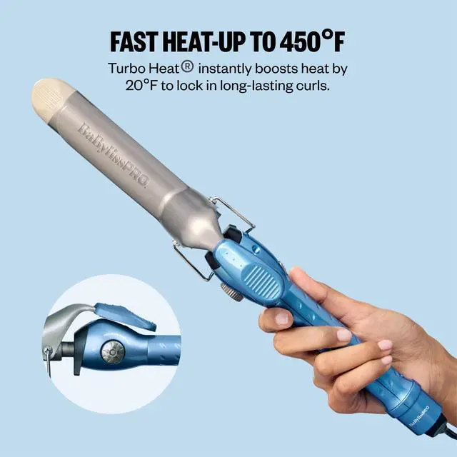 Alt view image 4 of 7 - Nano Titanium Spring Curling Iron, 1.25" Professional Spring Hair Curler for Long Lasting Curls & All Hair Types