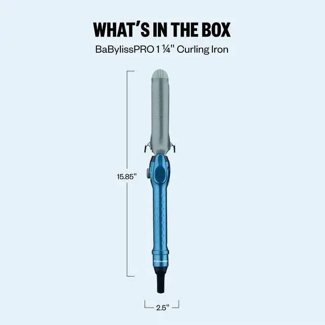 Alt view image 7 of 7 - Nano Titanium Spring Curling Iron, 1.25" Professional Spring Hair Curler for Long Lasting Curls & All Hair Types