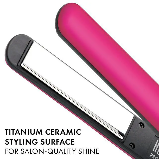 Alt view image 2 of 7 - Pro Artist Titanium Digital Flat Iron | One Pass, Micro Shine Styles (1 in)