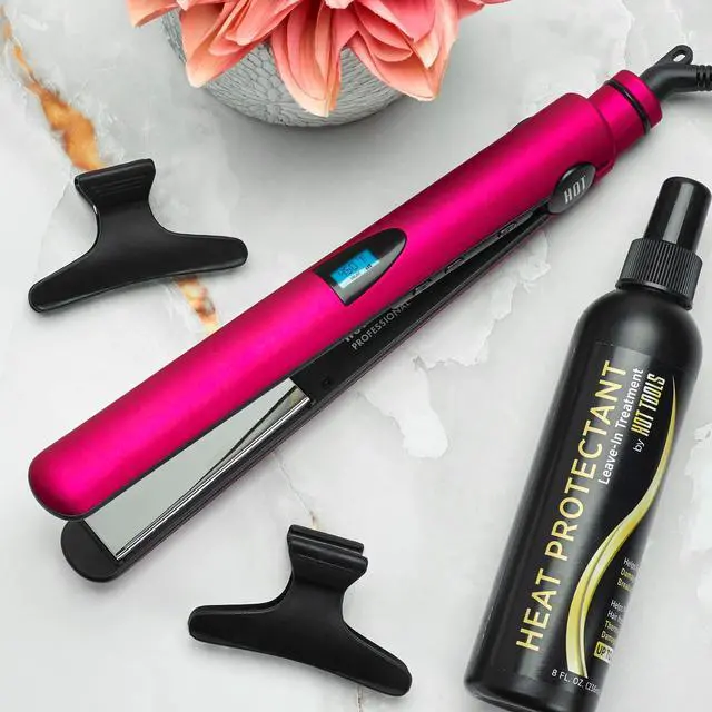 Alt view image 5 of 7 - Pro Artist Titanium Digital Flat Iron | One Pass, Micro Shine Styles (1 in)