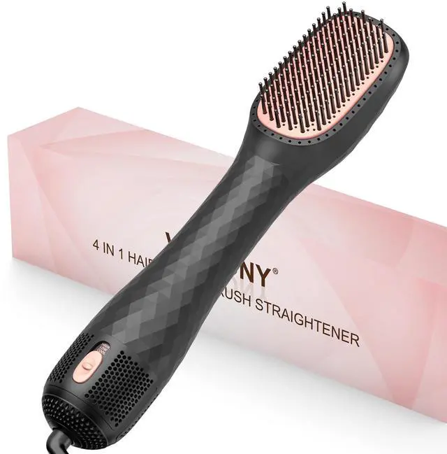 Main image of Hair Dryer Brush Blow Dryer Brush Straightener, 4-in-1 Professional 1200W Ionic Hot Air Brush Styler with Ceramic & Tourmaline Technology, One Step Hair Dryer & Styler Volumizer for All Hair Types