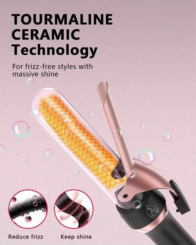 Alt view image 7 of 7 - 5 in 1 Curling Wand Set, Hair Styling Tools with Thermal Brush