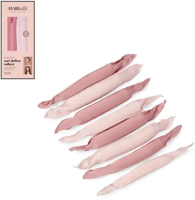 Main image of Heatless Curl Define Pillow Rollers, Soft Curlers for Overnight Curls, No Heat Curling Set, Flexible Rollers for All Hair Types, Heatless Styling Tools for Volumizing Waves, 8-Pack