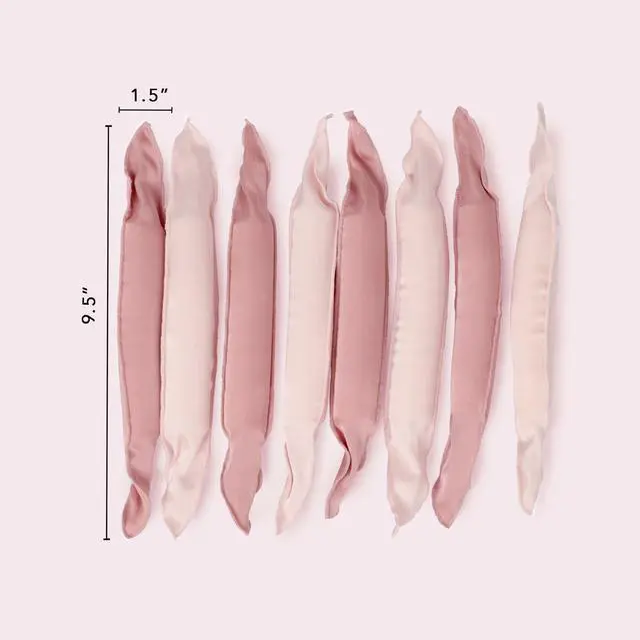 Alt view image 5 of 7 - Heatless Curl Define Pillow Rollers, Soft Curlers for Overnight Curls, No Heat Curling Set, Flexible Rollers for All Hair Types, Heatless Styling Tools for Volumizing Waves, 8-Pack