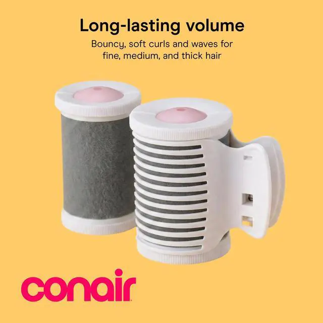 Alt view image 2 of 7 - Jumbo Hair Rollers, Ceramic, 2" Rollers, 8 Count, Pink
