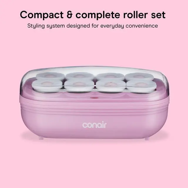 Alt view image 6 of 7 - Jumbo Hair Rollers, Ceramic, 2" Rollers, 8 Count, Pink