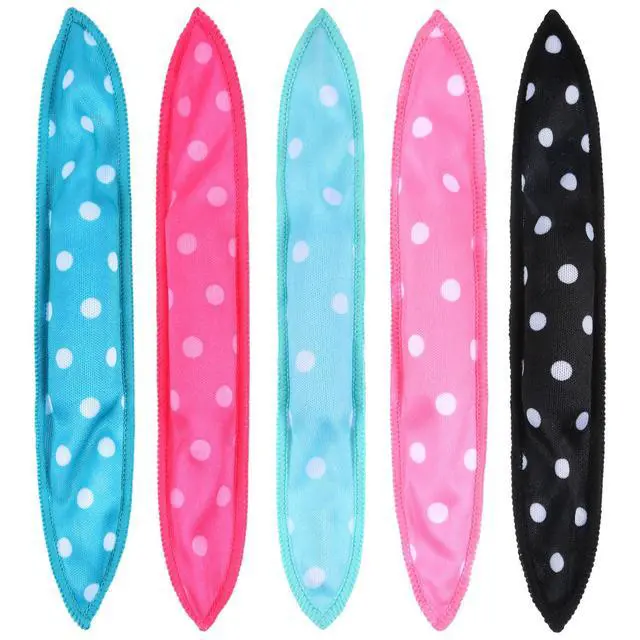 Alt view image 2 of 7 - 40 Pieces Soft Curlers Hair Rollers Overnight Heatless Pillow Rollers for Hair Satin Sponge Curlers to Sleep in No Heat for Long Short Styling Tools(Multicolor)