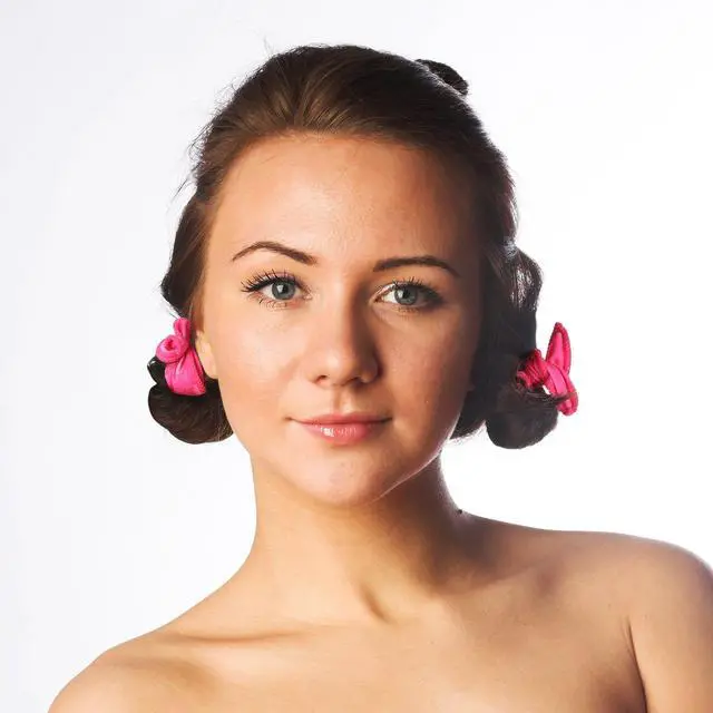 Alt view image 6 of 7 - 40 Pieces Soft Curlers Hair Rollers Overnight Heatless Pillow Rollers for Hair Satin Sponge Curlers to Sleep in No Heat for Long Short Styling Tools(Multicolor)