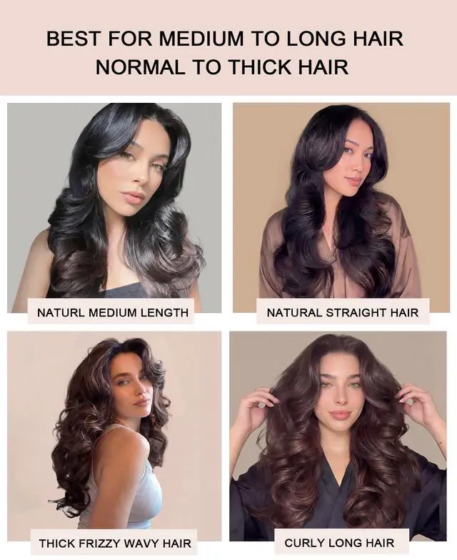 Alt view image 7 of 7 - Classic Heatless Curls Overnight Rods - Upgraded Directional Grip Velvet No Heat Hair Curlers to Sleep Hair Rollers Flexible Curling Rods Set for Long Thicker Hair, Full Coverage Larger Silk Scarf
