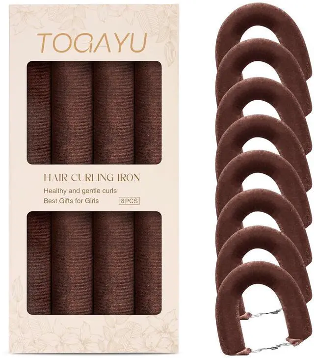 Main image of Heatless Curls Overnight Hair Care Set - Jumbo Velvet Hair Curlers