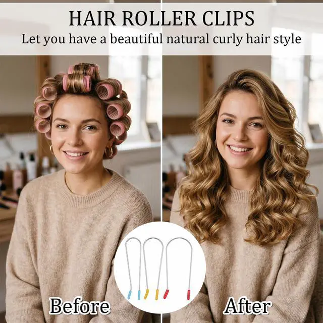 Alt view image 5 of 7 - 30Pcs Hot Curler Clips Replacement Kit Hots Roller Clips