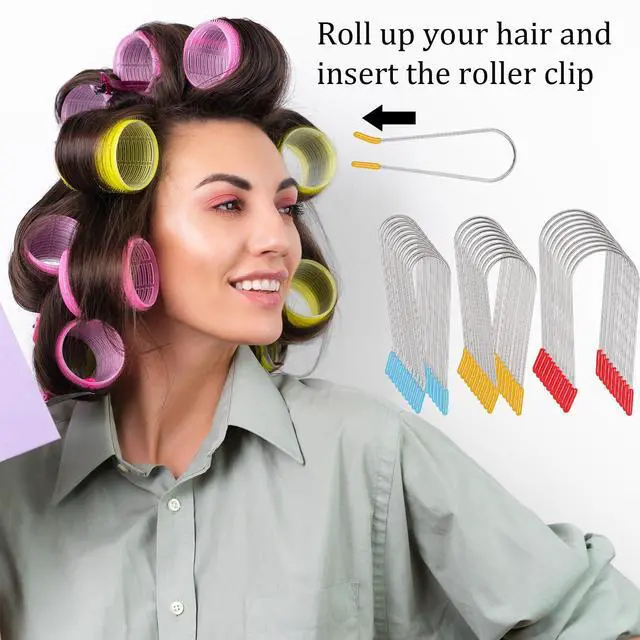Alt view image 7 of 7 - 30Pcs Hot Curler Clips Replacement Kit Hots Roller Clips
