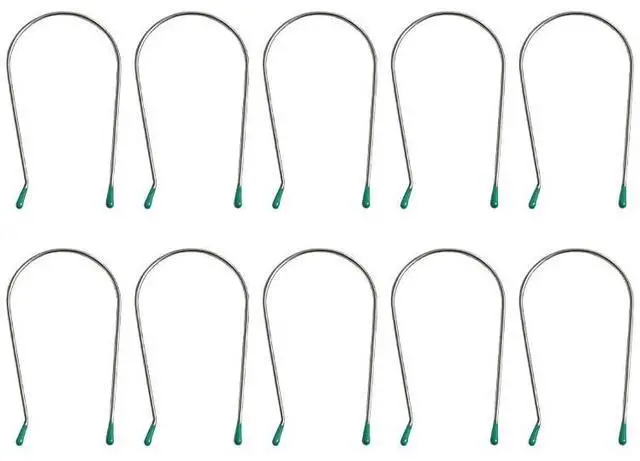 Main image of 10 Pcs Hot Roller Clips, Hair Roller Clips Replacement Kit Fits 1.7 Inch Hot Rollers Curlers Clips for Styling Tools and Appliances,Silver