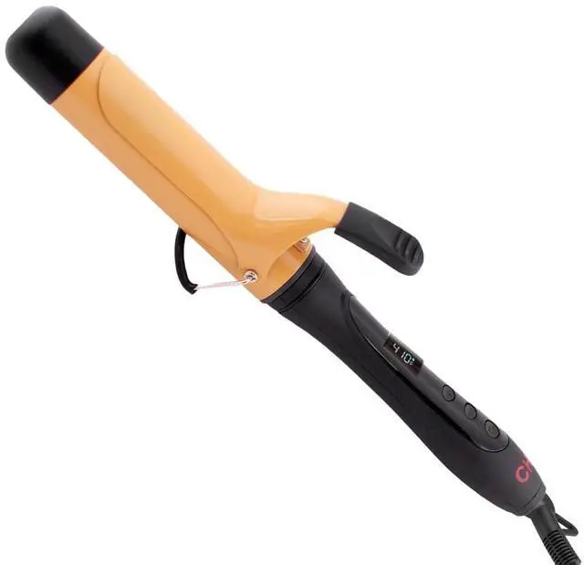 Main image of Air Ca1035 Texture Tourmaline Ceramic Curling Iron 1 1/2 Inch, Onyx Black