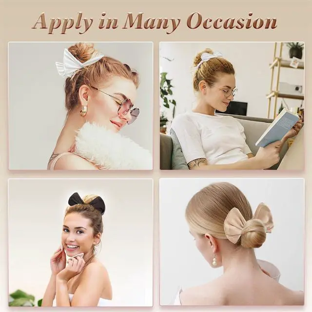 Alt view image 2 of 7 - 3PCS Deft Hair Bun Maker for Twister Lazy Hair Curler Deft Bun, Black