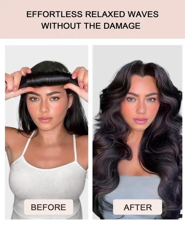 Alt view image 4 of 7 - Grande Heatless Curls Overnight Rods - Upgraded Directional Grip Velvet - No Heat Hair Curlers to Sleep, Jumbo Large Hair Rollers Flexible Curling Rods Set for Long Thicker Coarser Hair Blowout Look