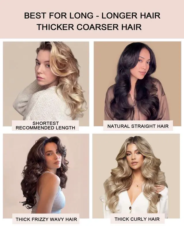 Alt view image 7 of 7 - Grande Heatless Curls Overnight Rods - Upgraded Directional Grip Velvet - No Heat Hair Curlers to Sleep, Jumbo Large Hair Rollers Flexible Curling Rods Set for Long Thicker Coarser Hair Blowout Look