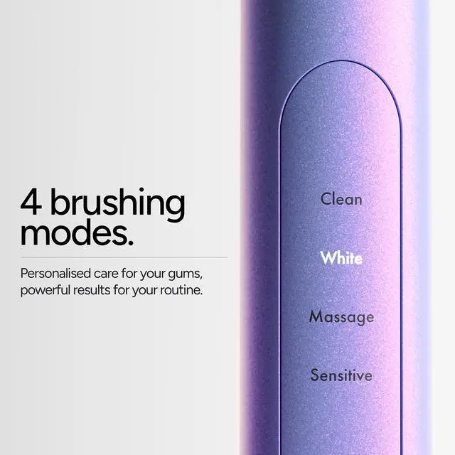 Alt view image 3 of 4 - Sonic+ Electric Toothbrush for Adults, 4 Modes, Pearl Violet