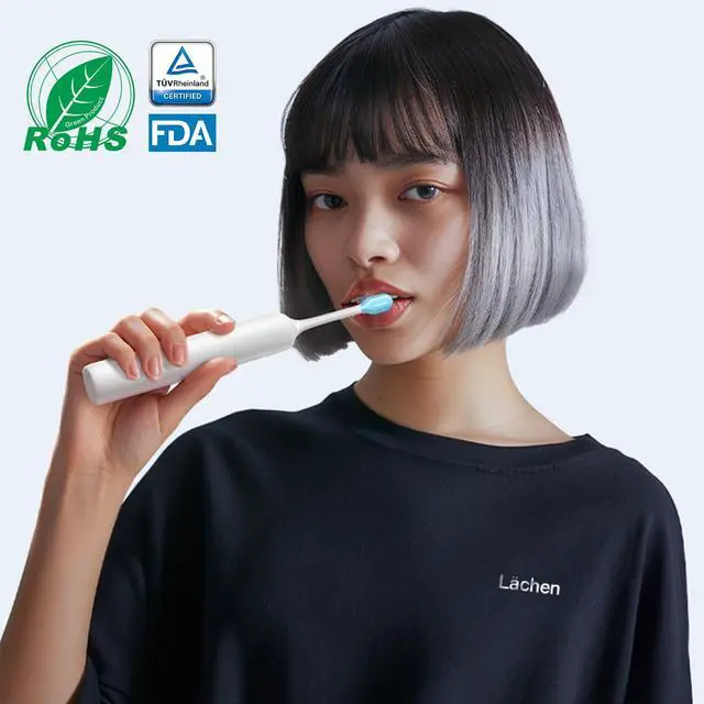 Alt view image 7 of 7 - Electric Toothbrush - Sonic Electric Toothbrush for Adults,Smart Timers & 3 Modes (3 Intensity Levels Each), IPX8 Waterproof, 4 Brush Heads, Travel Case, White