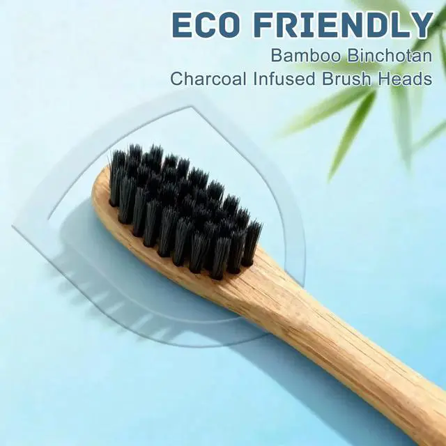Alt view image 2 of 7 - Sonic Electric Toothbrush with Bamboo Heads