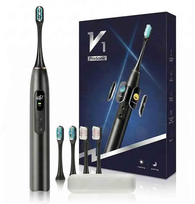 Main image of Electric Toothbrush - 5 Modes for Personalized Care, Smart Pressure Control to Protect Gums, Rechargeable with Pressure Sensor and Timer, Customizable Intensity Powered Toothbrush