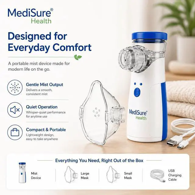 Alt view image 4 of 5 - - Fine Mist Device - Portable, Rechargeable Handheld Unit with Dual Mist Settings