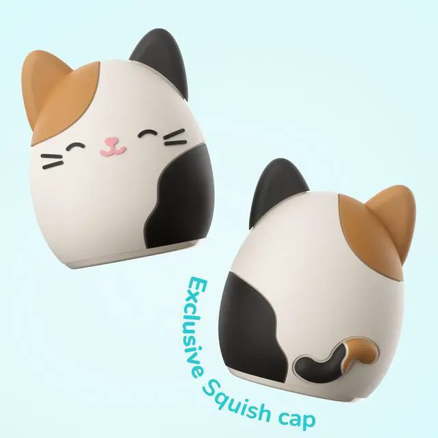 Alt view image 6 of 7 - Squishmallows Electric Toothbrush, Sonic Toothbrushes for Kids, Rechargeable, 3 Brushing Modes, Over 5 Weeks Battery Life Extra Brush Head Included, Gift for Kids Aged 4 Years and Up, Cam