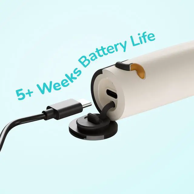 Alt view image 7 of 7 - Squishmallows Electric Toothbrush, Sonic Toothbrushes for Kids, Rechargeable, 3 Brushing Modes, Over 5 Weeks Battery Life Extra Brush Head Included, Gift for Kids Aged 4 Years and Up, Cam