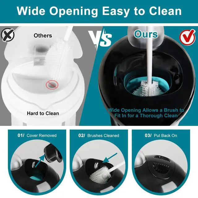 Alt view image 3 of 7 - Facial Steamer with Extendable 360° Rotating Arm (Black)