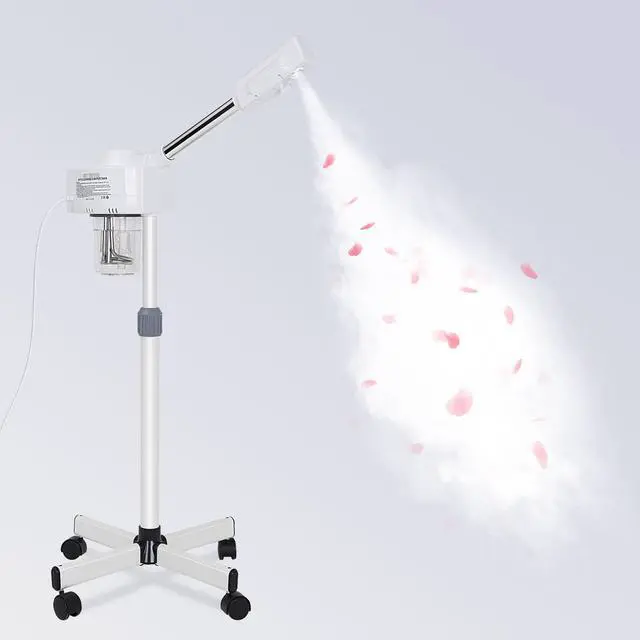 Main image of Professional Facial Steamer - Standing Ozone Facial Steamer on Wheels w Hot Mist for Facial Treatment Personal Care for Spa Salon Home Use