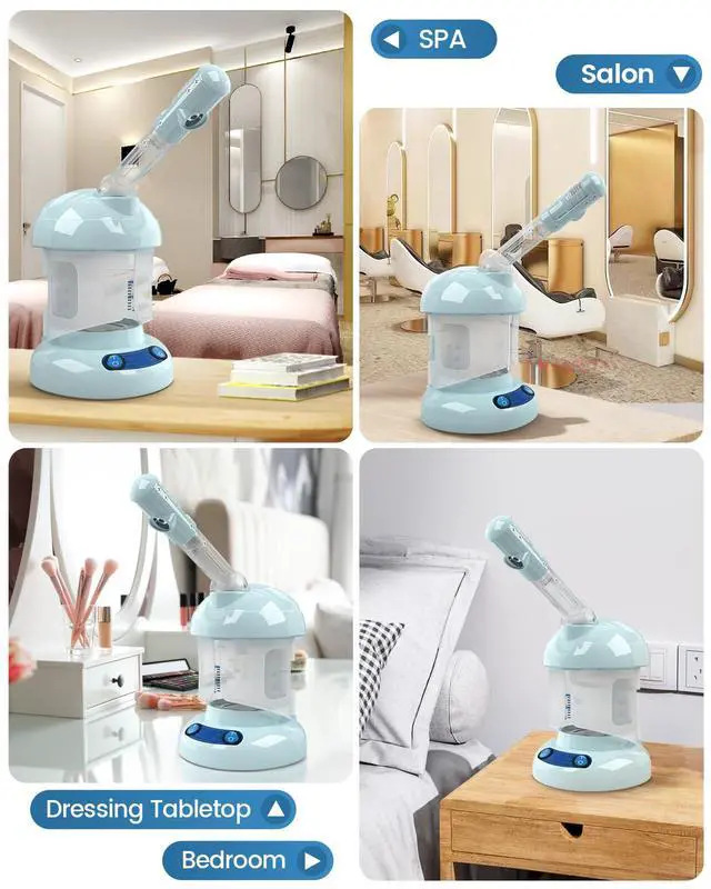 Alt view image 5 of 6 - Facial Steamer -Nano Ionic Face Steamer for Deep Cleaning