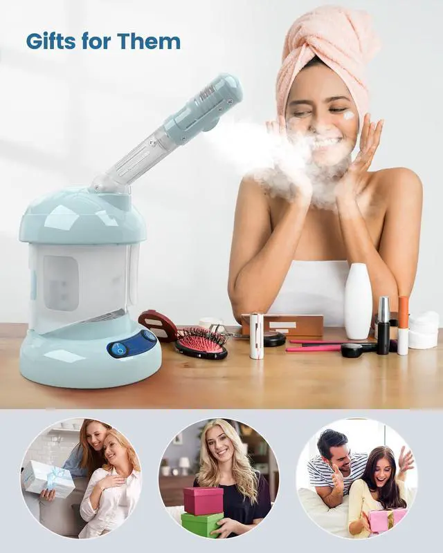 Alt view image 6 of 6 - Facial Steamer -Nano Ionic Face Steamer for Deep Cleaning