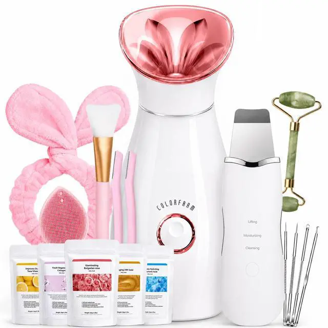 Main image of Facial Steamer Spa Kit with 17 Skin Care Tools for Home Spa