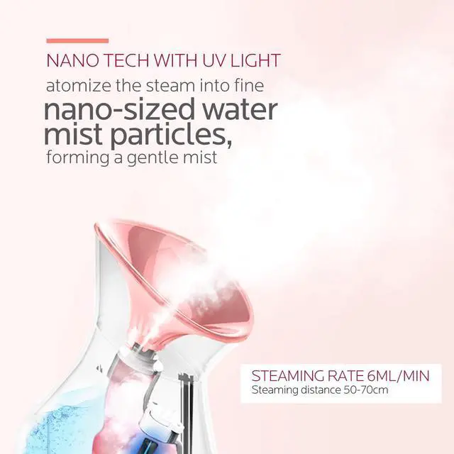 Alt view image 4 of 7 - Facial Steamer Spa Kit with 17 Skin Care Tools for Home Spa