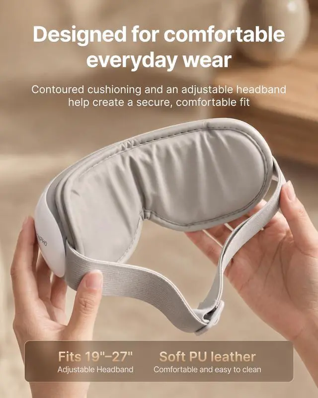 Alt view image 6 of 7 - Eyeris 1 Eye Massager with Heat, Heated Massage Eye Mask