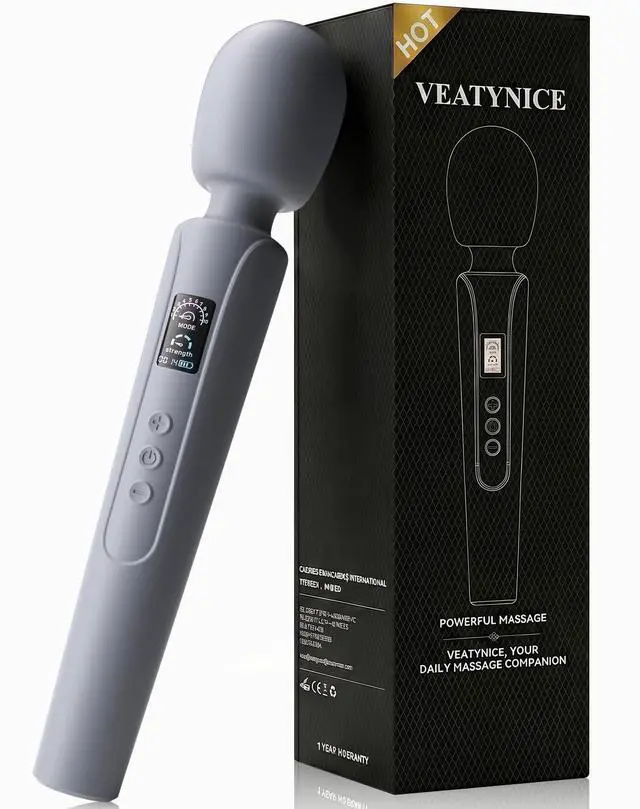 Main image of Handheld Massager, Cordless Back Massages with 10 Modes & 4 Speeds