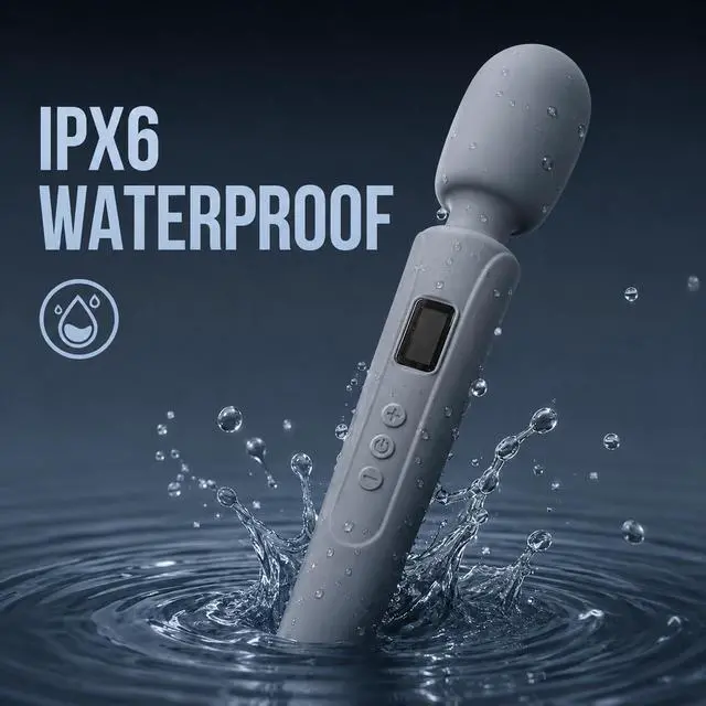 Alt view image 5 of 7 - Handheld Massager, Cordless Back Massages with 10 Modes & 4 Speeds