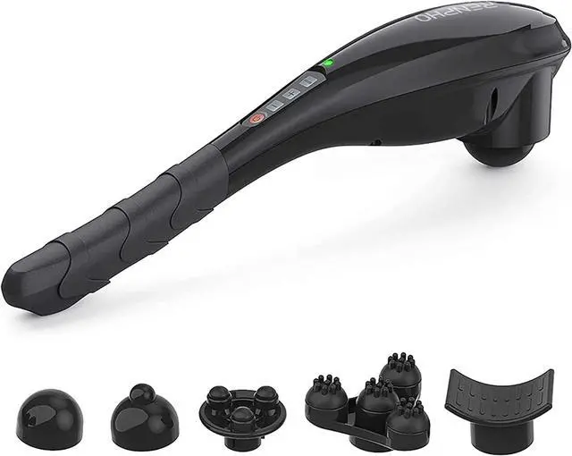 Main image of Cordless Handheld Massager, 5 Adjustable Speeds and Massage Modes