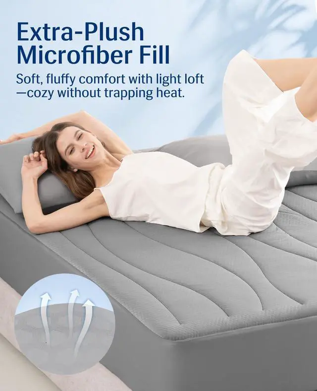 Alt view image 5 of 7 - Cooling Mattress Pad King for Hot Sleepers with Arc-Chill® 3.0