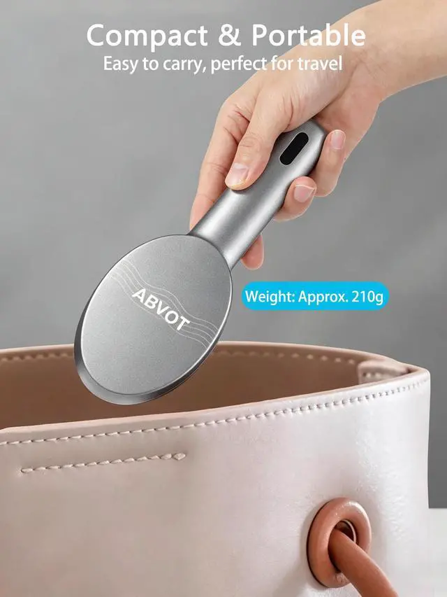 Alt view image 7 of 7 - 3-in-1 Electric Scalp Massager Brush, Vibrating Scalp Massager Comb with Hair Oil Applicator for Scalp/Face/Body Relaxation, Portable Massager Tool for Home & Travel, Gift for Men & Women (Grey)