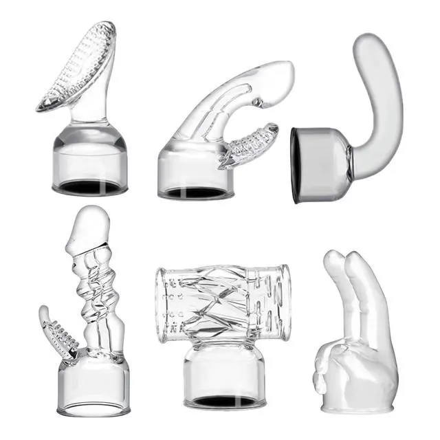 Alt view image 2 of 6 - 6X Massage Head Attachments Accessories Come with A Large Size Massager for Grown-ups Adjustable Speeds