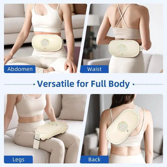 Alt view image 5 of 7 - Electric Abdominal Massager - Belly Massager with Heat,Stomach Massager for Digestion Belly Cellulite Massage for Flattening Belly,Bloating,Constipation