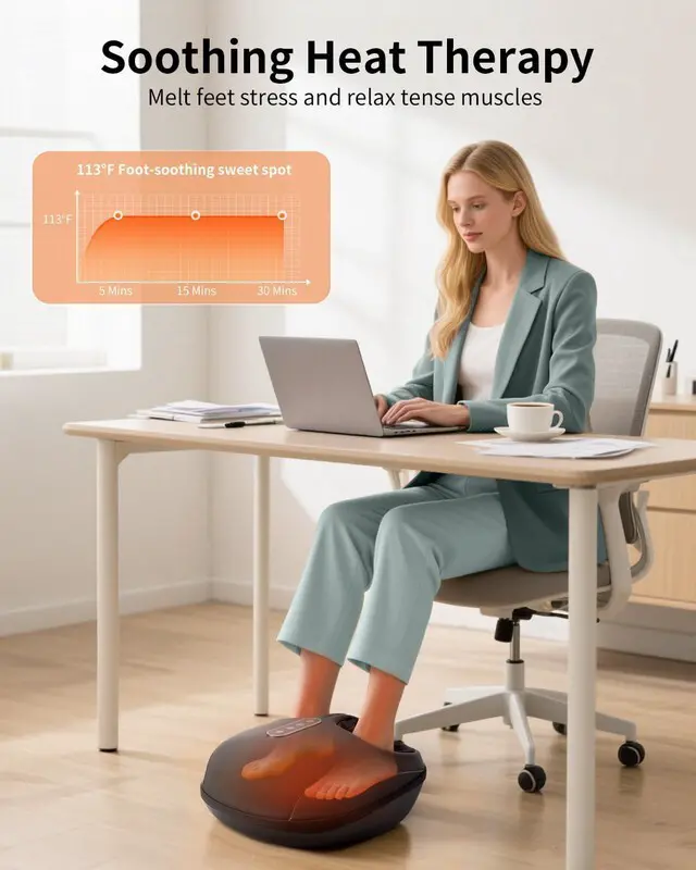 Alt view image 4 of 7 - Foot Massager with Remote APP Control, HSA Eligible FSA
