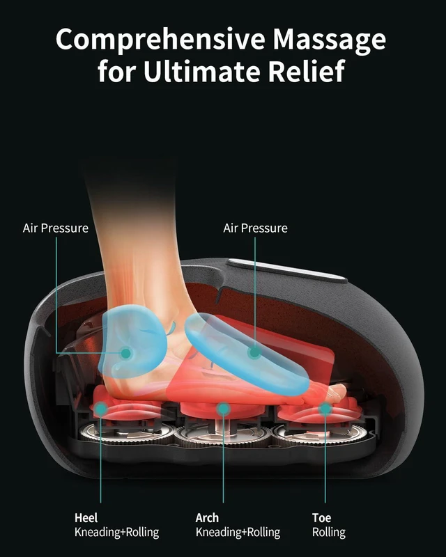 Alt view image 5 of 7 - Foot Massager with Remote APP Control, HSA Eligible FSA