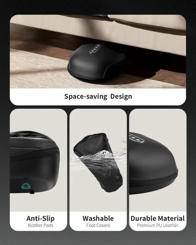Alt view image 7 of 7 - Foot Massager with Remote APP Control, HSA Eligible FSA