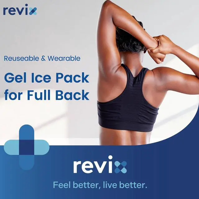 Alt view image 2 of 7 - XXL Full Back Ice Pack Wrap, Large Gel Packs for Injuries Reusable