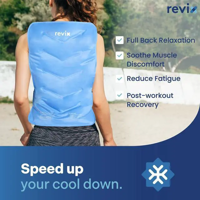 Alt view image 3 of 7 - XXL Full Back Ice Pack Wrap, Large Gel Packs for Injuries Reusable