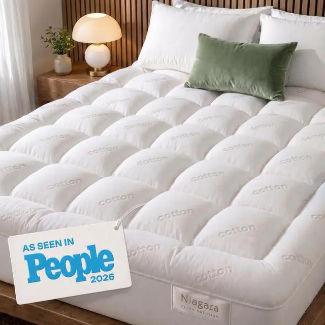 Main image of 100% Cotton Top Cooling Mattress Topper - King Size