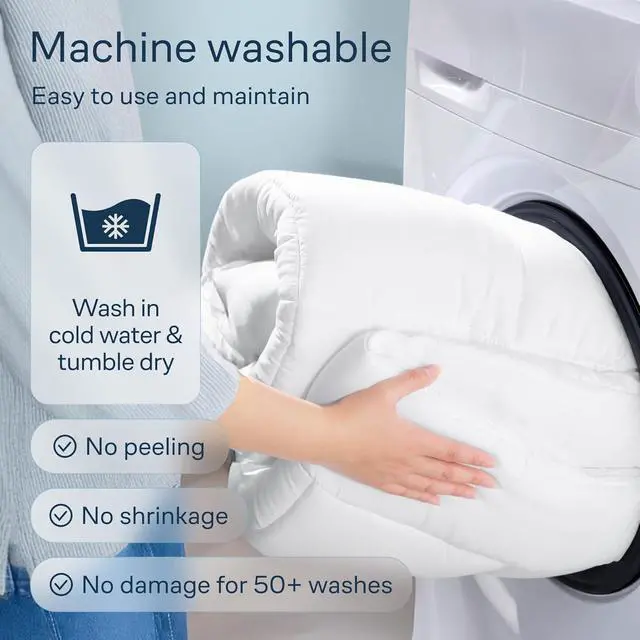 Alt view image 7 of 7 - 100% Cotton Top Cooling Mattress Topper - King Size