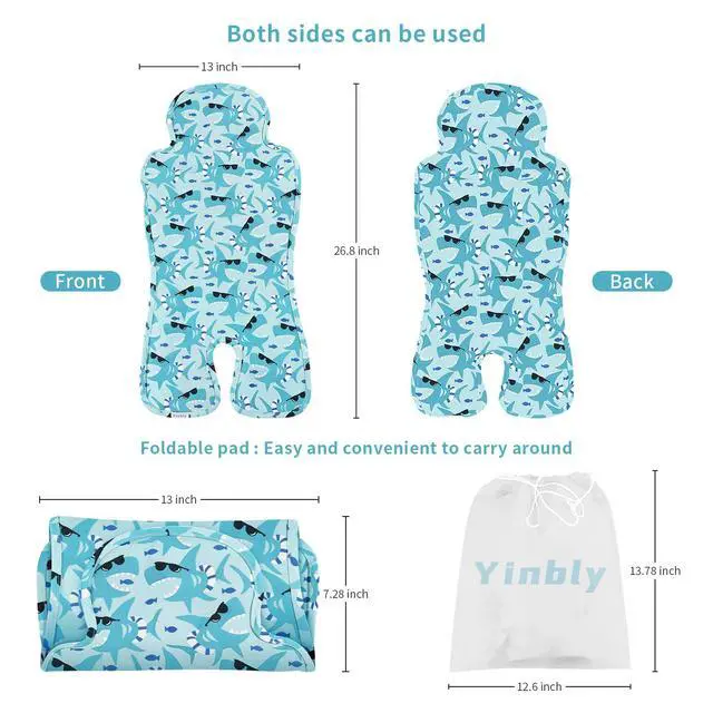 Alt view image 2 of 6 - Gel Car Seat Cooling Pad for Baby
